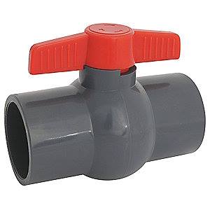 A ball valve used in the construction and installation of mobile tarpaulin fish pond.