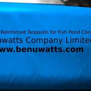 High Quality Reinforced Tarpaulin for Collapsible Mobile Fish Pond: 6x8x4 feet, 5,436 liters, about 213 adult Catfish (estimate)